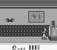 une photo d'Ã©cran de Tintin - Le Temple du Soleil sur Nintendo Game Boy